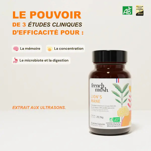 Le Lion’s Mane - Concentration - Gélules: 56 Gélules